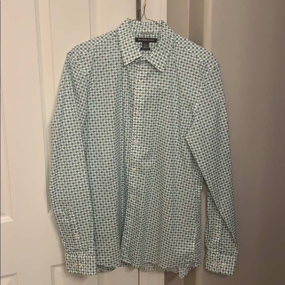 Michael Kors Trim Stretch Dress Shirt